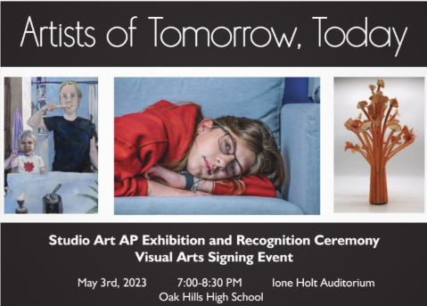 Artists of Tomorrow, Today Exhibition/Visual Arts Signing Night